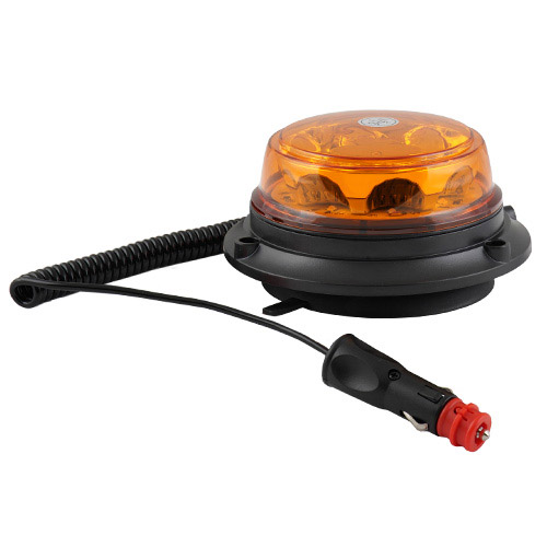Maják oranžový magnetický, 8× LED, 24 W, 77 × 145 mm