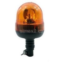 Maják oranžový LED 12–24 V na tyč, 240 × 128 mm, 3 funkce
