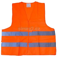 Výstražná vesta reflexní, oranžová