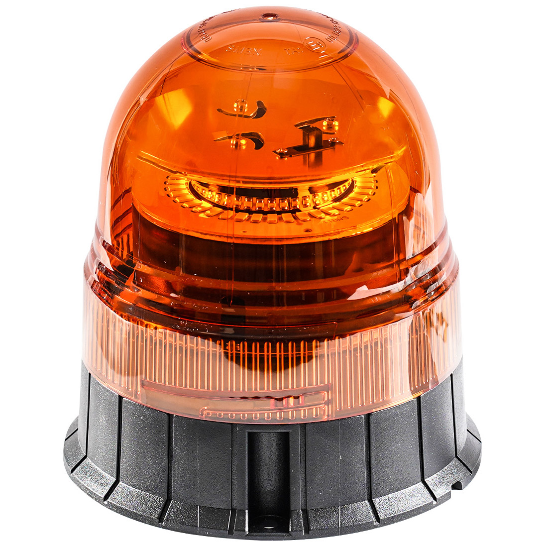 Maják oranžový na pevno, 39× LED, 19 W, 159 × 142 mm
